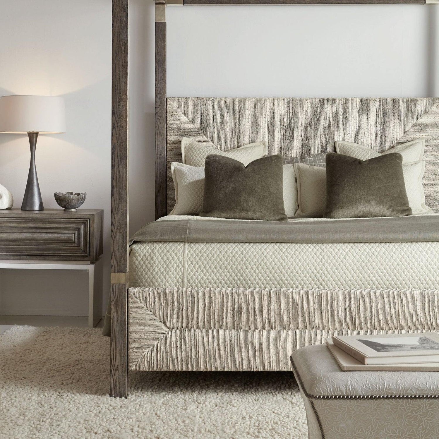 Bernhardt Interiors Palma Canopy King Bed - Home Elegance USA