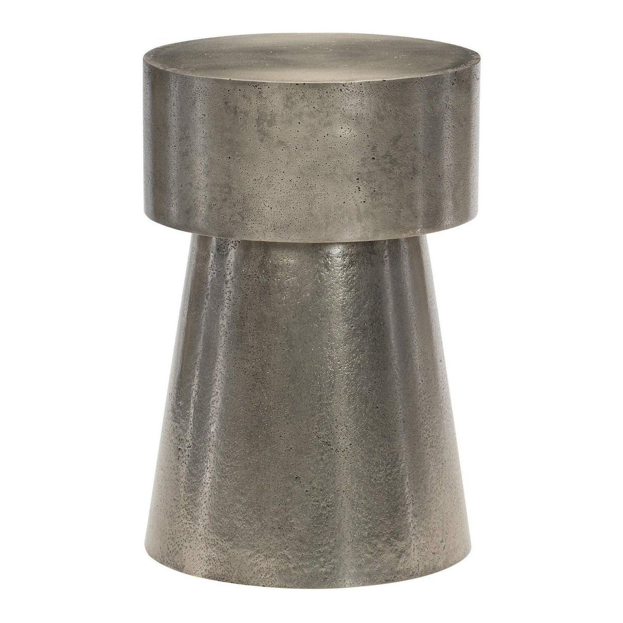Bernhardt Linea Metal Round Chairside Table - Home Elegance USA