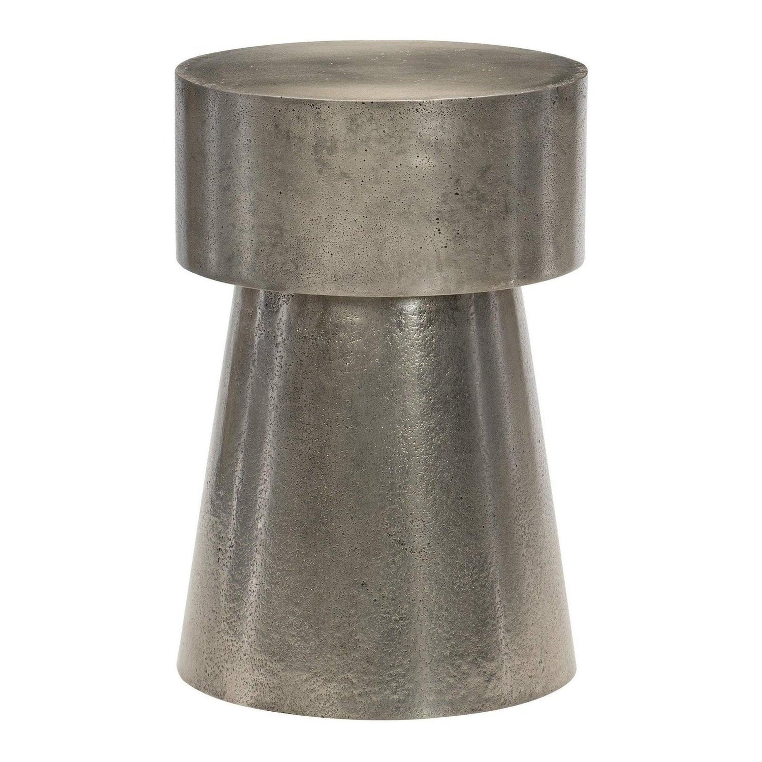 Bernhardt Linea Metal Round Chairside Table - Home Elegance USA