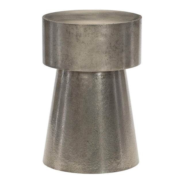 Bernhardt Linea Metal Round Chairside Table - Home Elegance USA
