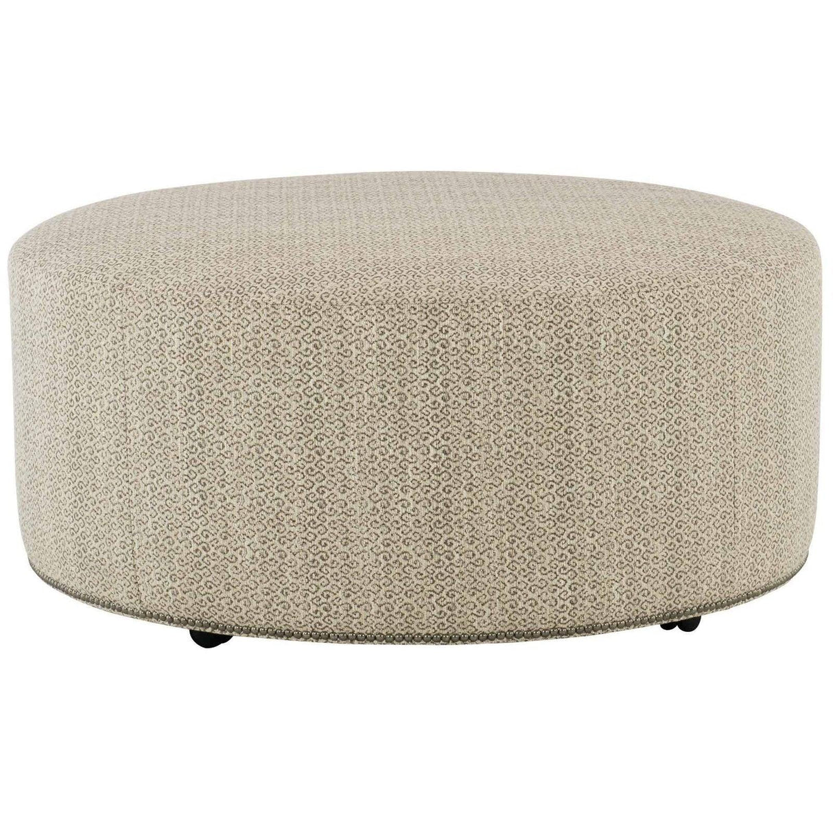 Bernhardt Lolo Round Cocktail Ottoman 40" - Home Elegance USA