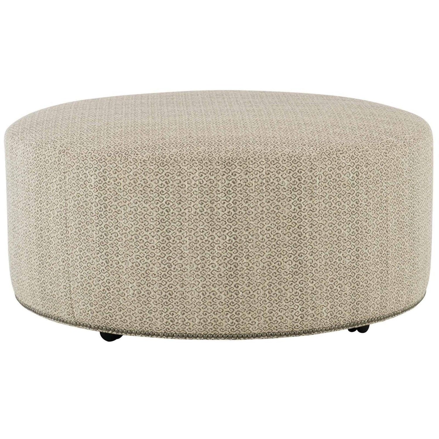 Bernhardt Lolo Round Cocktail Ottoman 40" - Home Elegance USA