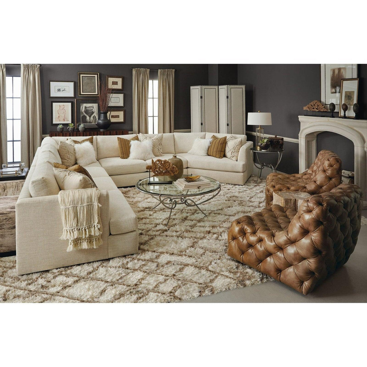 Bernhardt Merino Cocktail Ottoman - Home Elegance USA