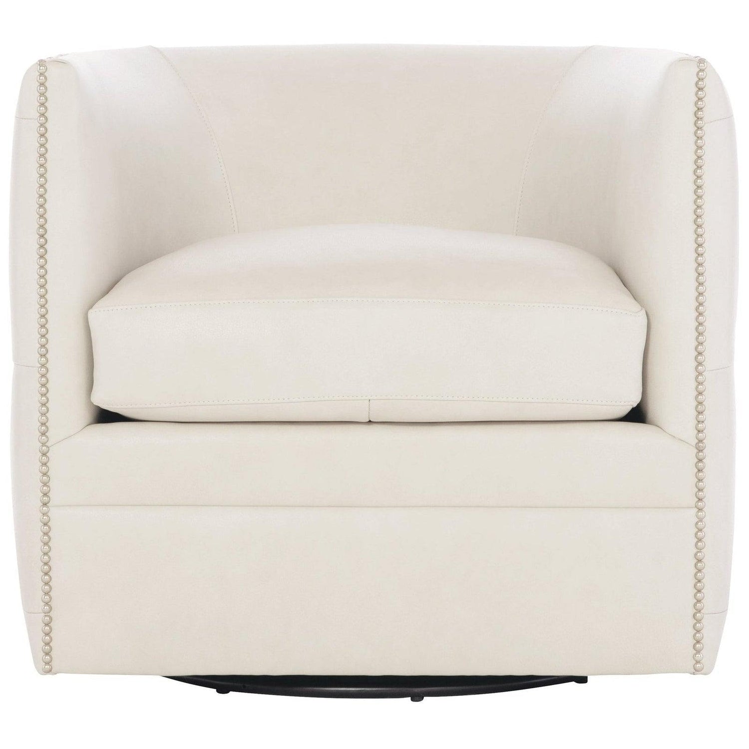Bernhardt Palazzo Leather Swivel Chair - Home Elegance USA