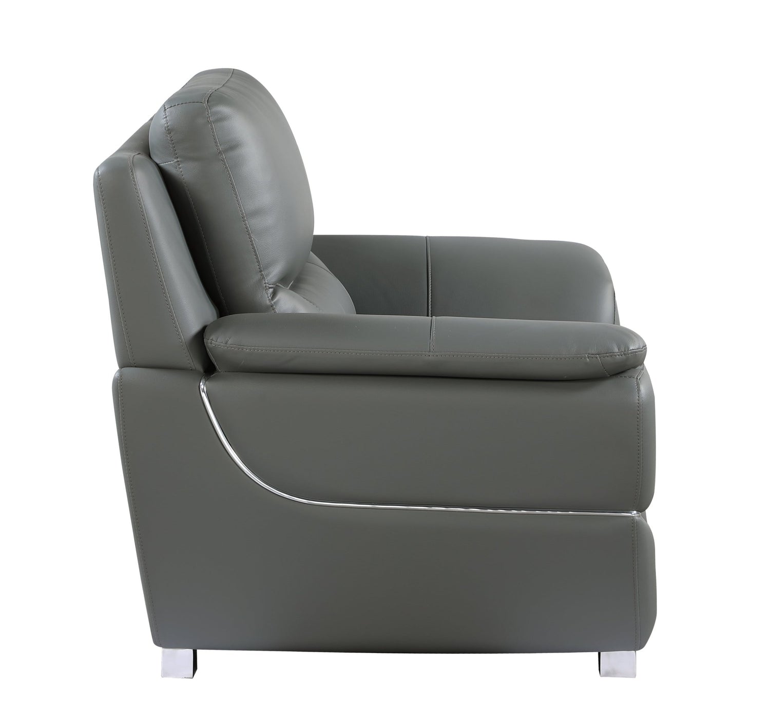 Genuine Leather Chair - Home Elegance USA