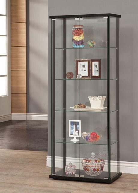 Coaster Furniture - Black Curio Cabinet - 950170
