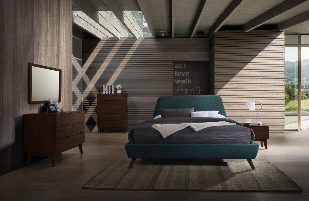 Vig Furniture - Modrest Lewis Mid-Century Modern Walnut Nightstand - Vgmabr-36-Ns
