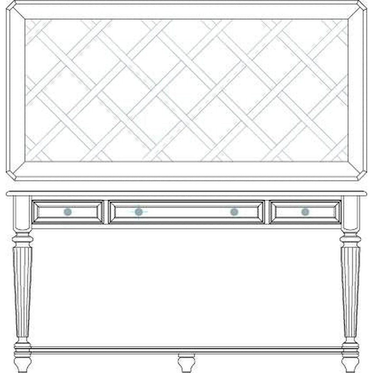 Brookhaven Leg Desk | Hooker | Home Elegance USA