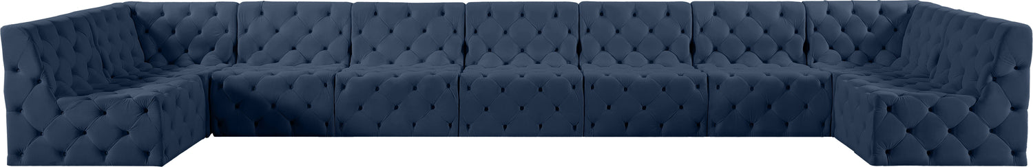 Tuft - Modular Sectional 9 Piece - Navy - Home Elegance USA