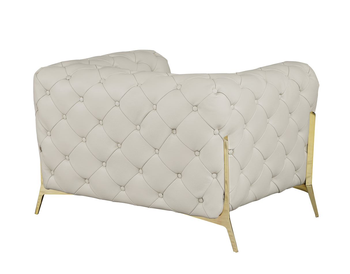 Global United 100% Top Grain Italian Leather chair - Home Elegance USA