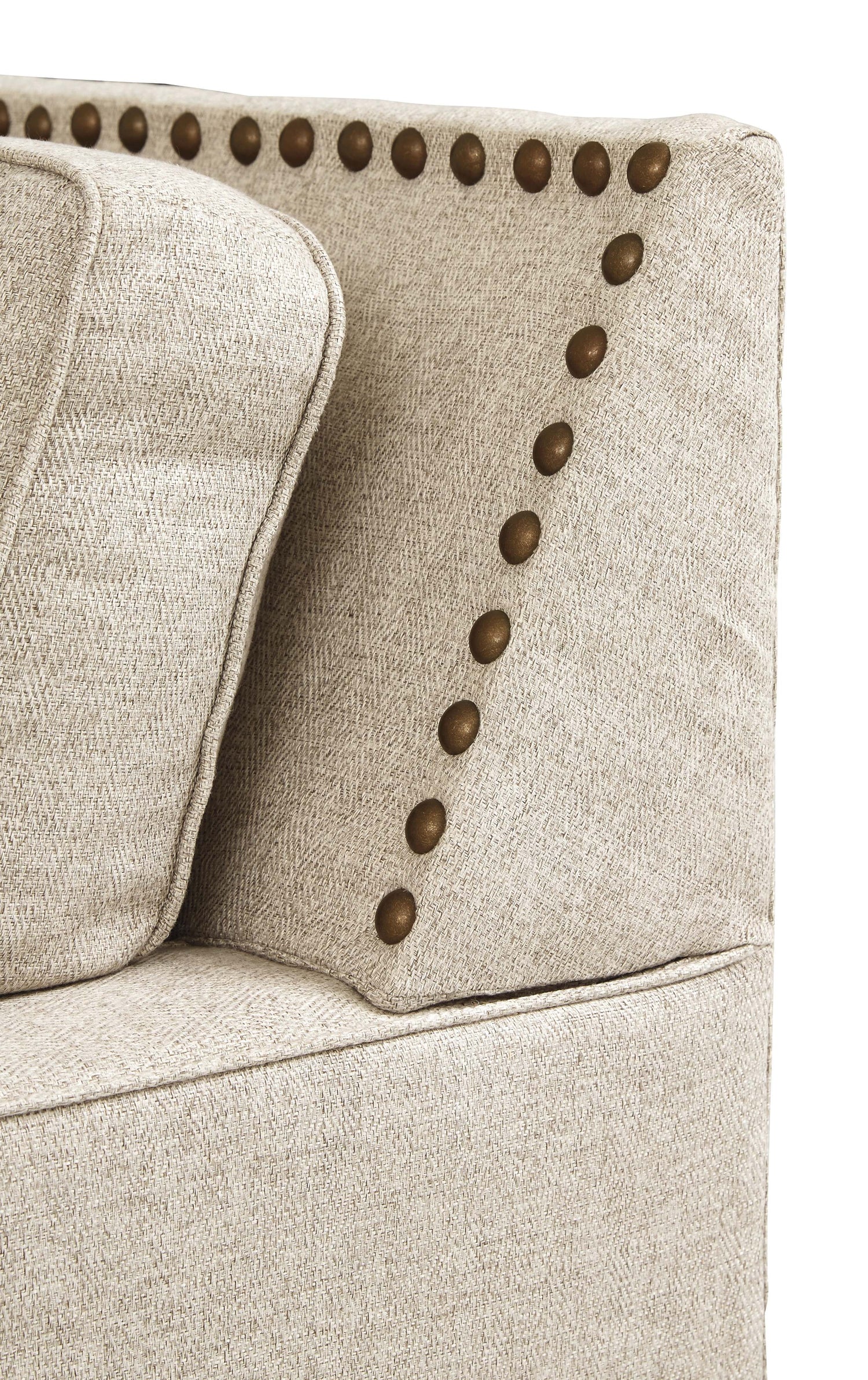 Claredon - Linen - 4 Pc. - Sofa, Loveseat, Chair, Ottoman - Home Elegance USA