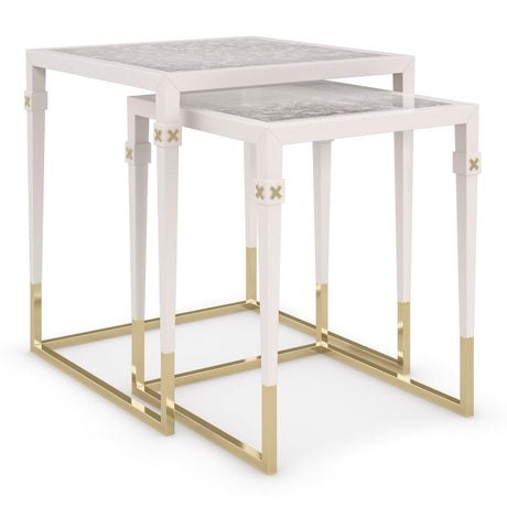Caracole Classic Better Together Nesting Tables - Home Elegance USA