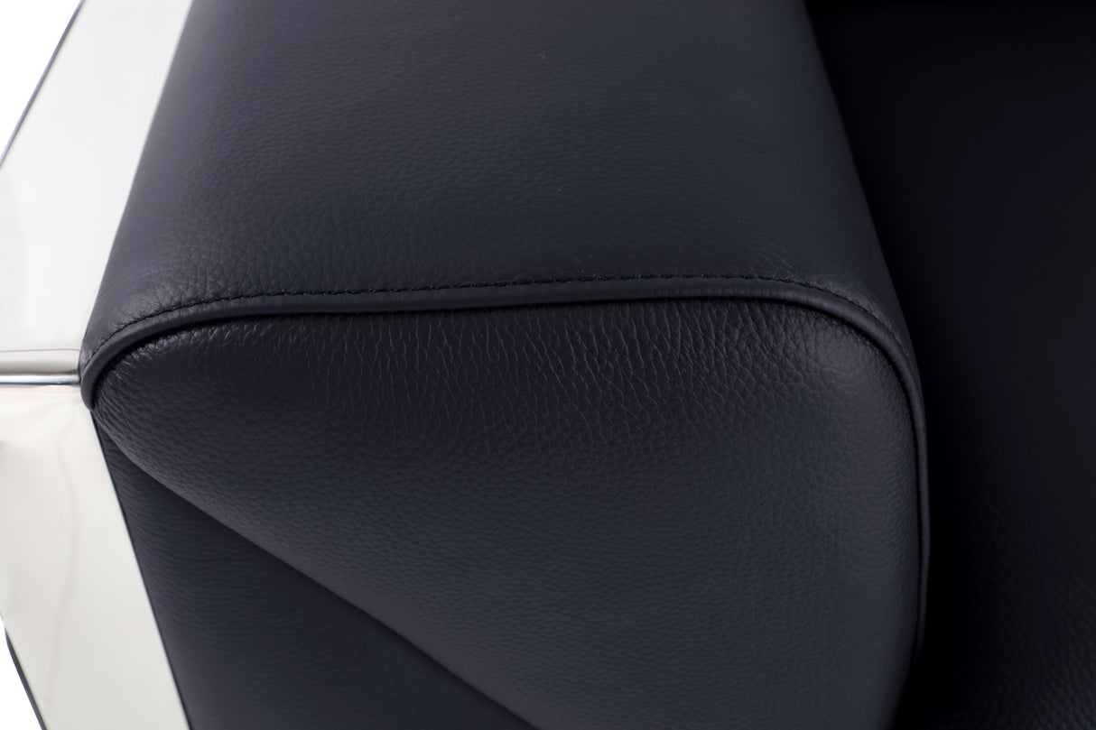 Global United Top Grain Italian Leather Sofa - Home Elegance USA