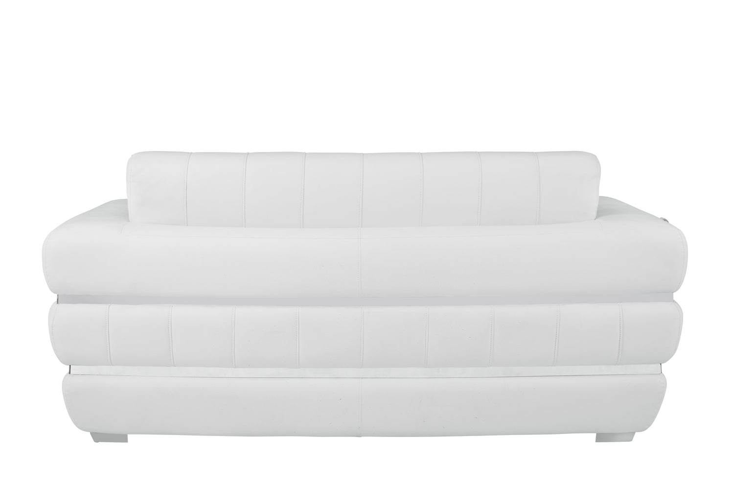 Global United Top Grain Italian Leather  Loveseat Home Elegance USA
