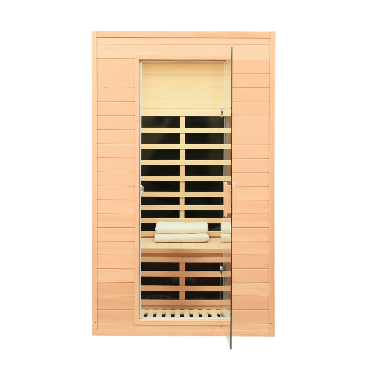 Hemlock far infrared one person indoor sauna room