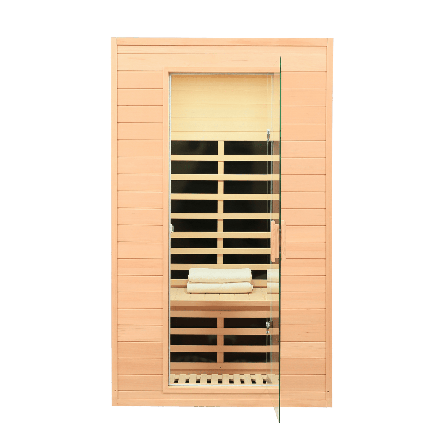 Hemlock far infrared one person indoor sauna room