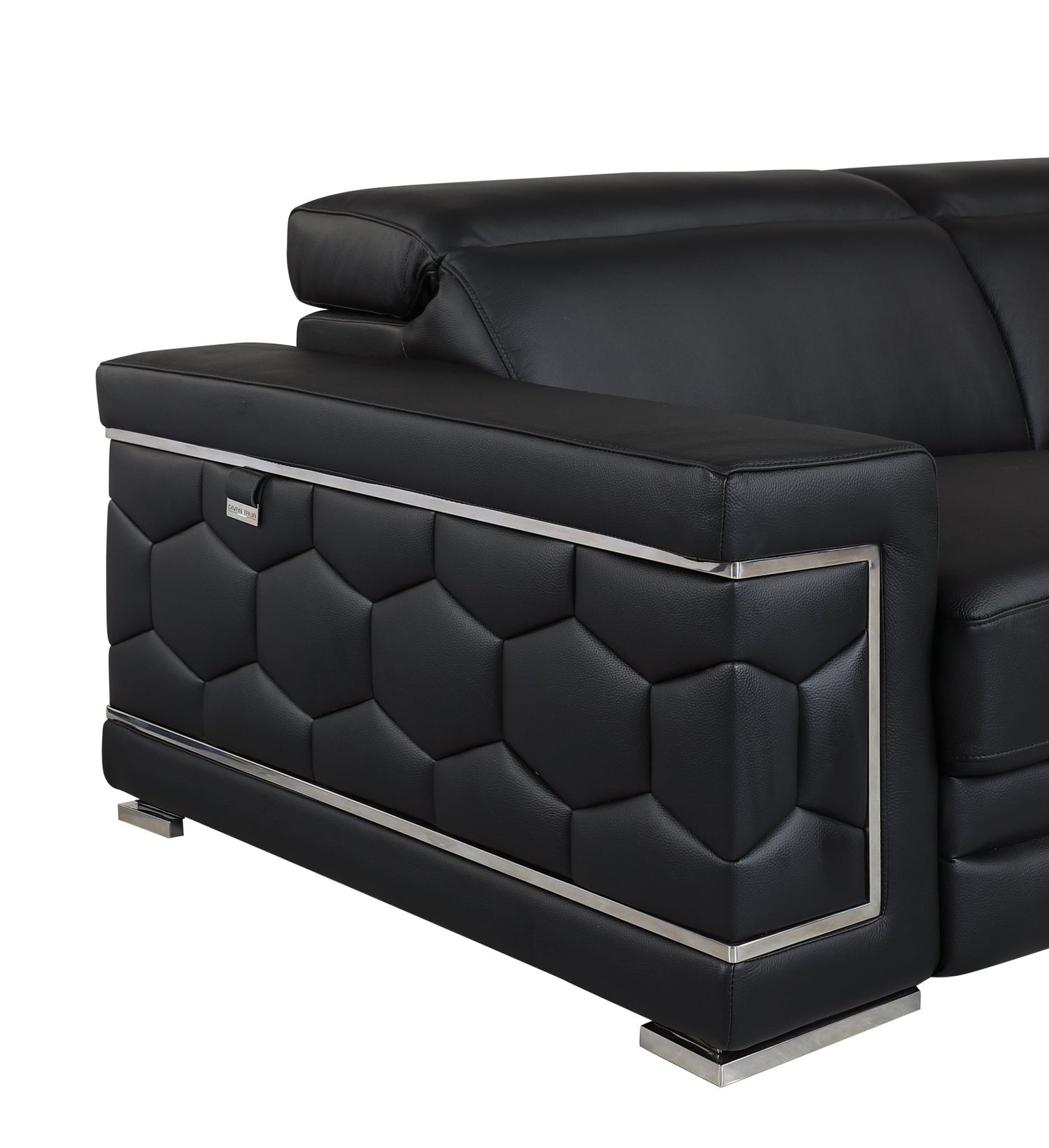 Top Grain Italian Leather Chair - Home Elegance USA