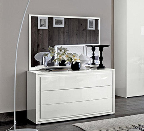 Dama Bianca Single Dresser With Mirror - Damabiancasdresser - Mirror | ESF | Home Elegance USA