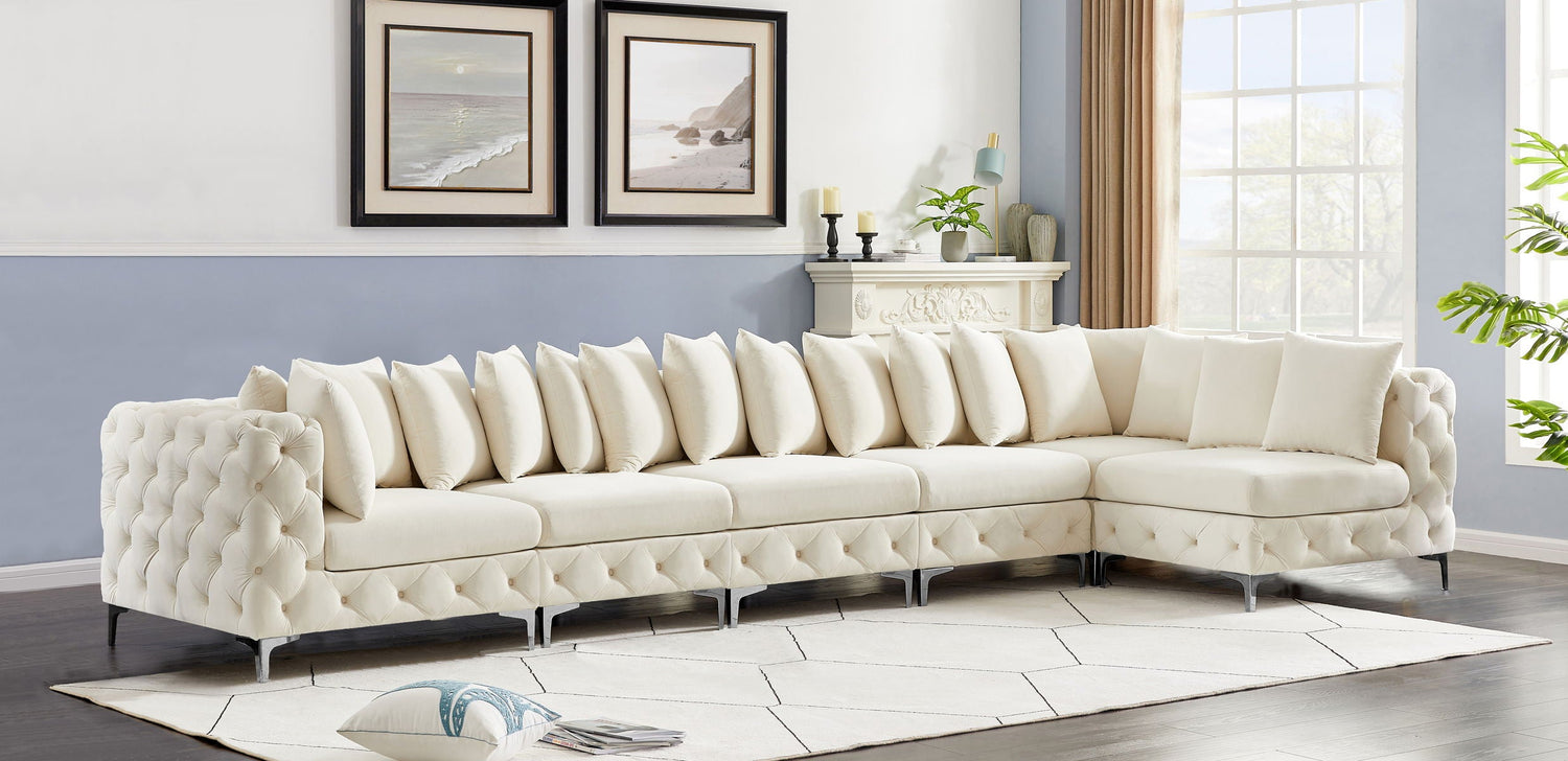 Tremblay - Modular Sectional 6 Piece - Cream - Home Elegance USA
