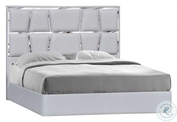 Degas Queen Bed In Silver Grey - 18721Q | J&M | Home Elegance USA