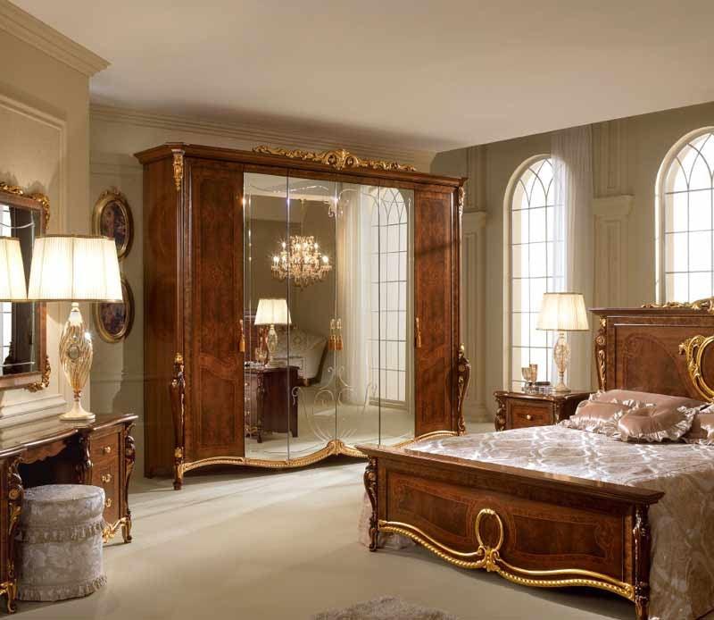 Arredoclassic Italy Donatello 4 - Door Wardrobe - Donatello4Doorwb | ESF | Home Elegance USA