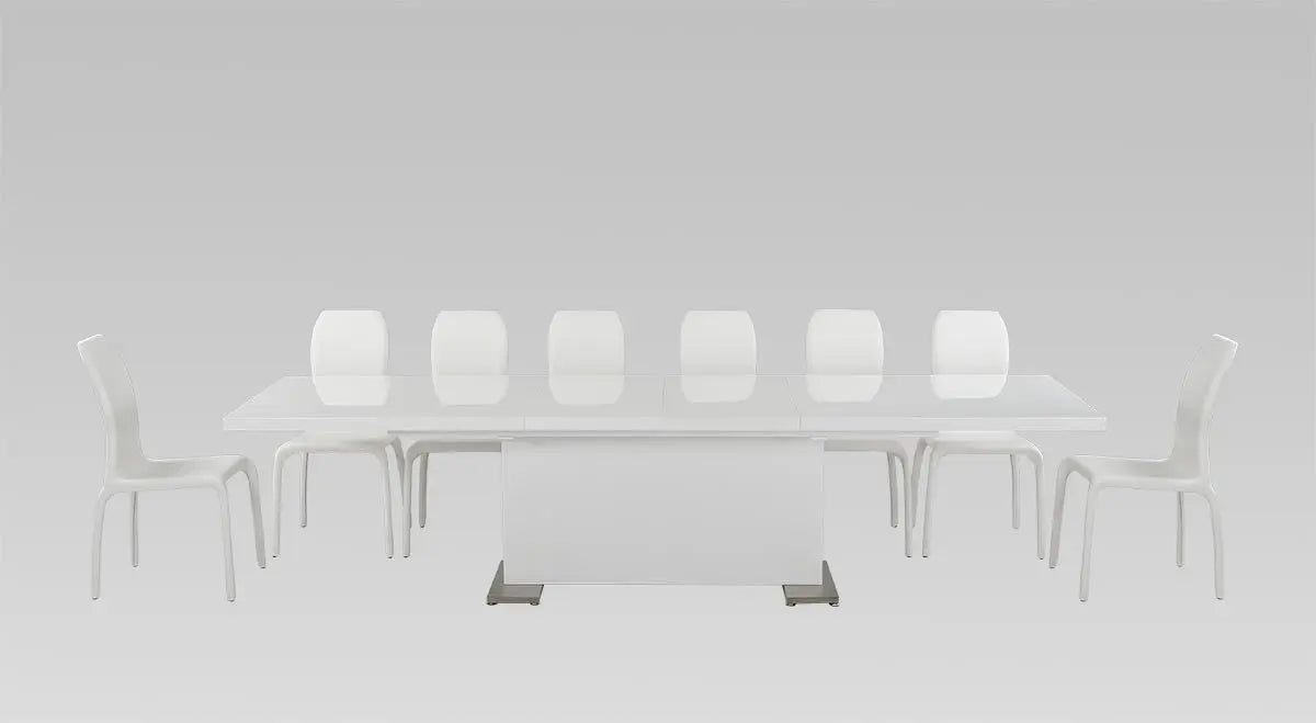 Bono Modern White Dining Table Vggu - Bono2 | Home Elegance USA