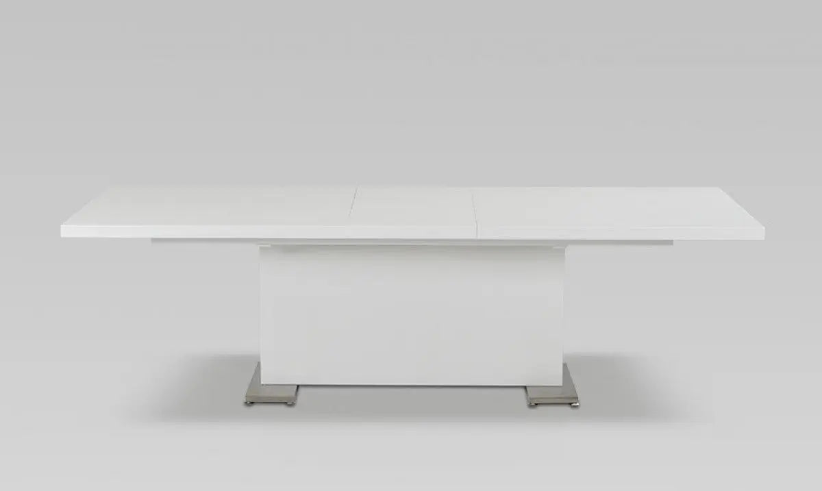 Bono Modern White Dining Table Vggu - Bono2 | Home Elegance USA