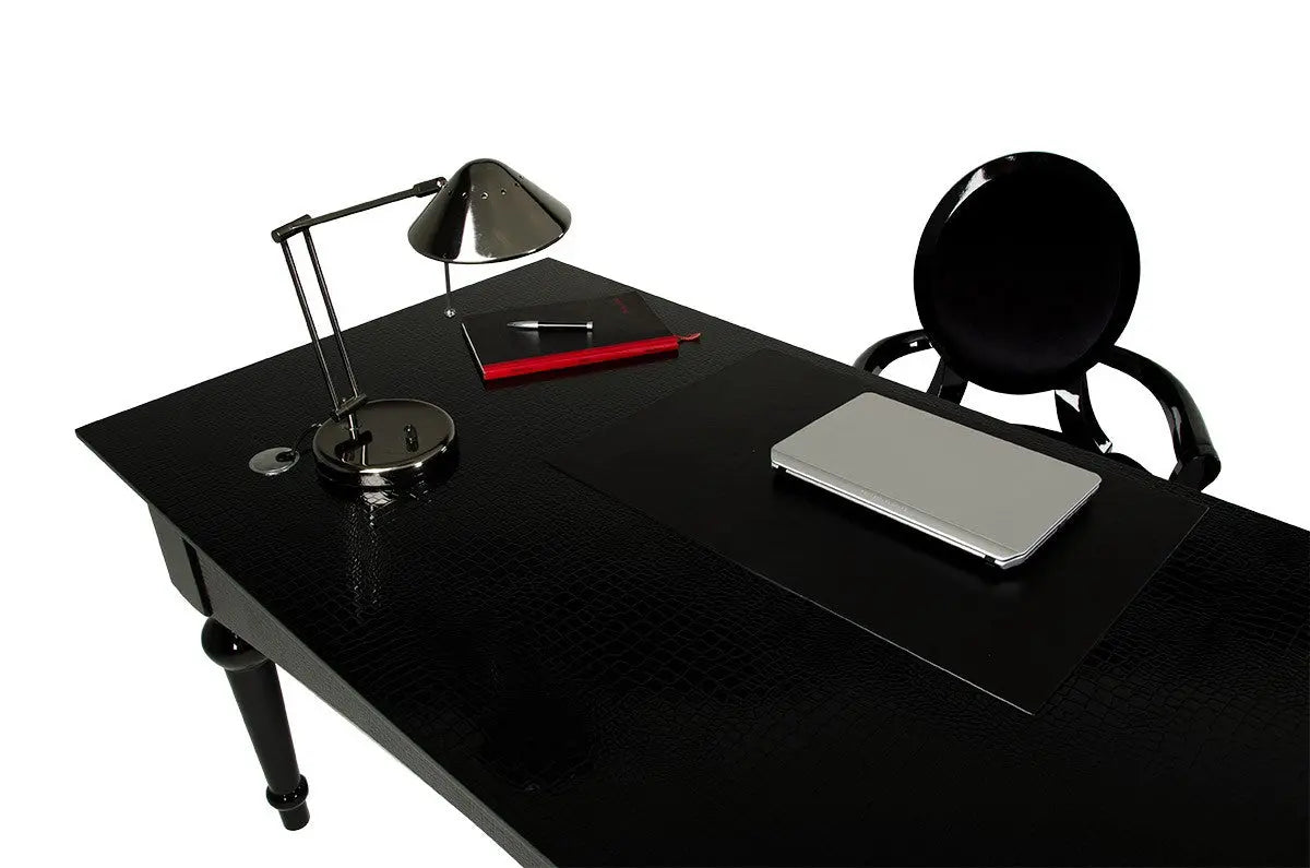 Aa701 - 180 Armani Black Lacquer Crocodile Desk Vgunaa701 - 180 | Home Elegance USA