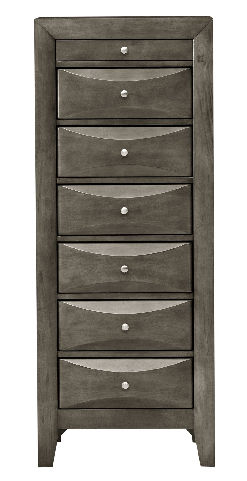 Glory Furniture Marilla G1505-LC 7 Drawer Lingerie Chest , Gray - Home Elegance USA