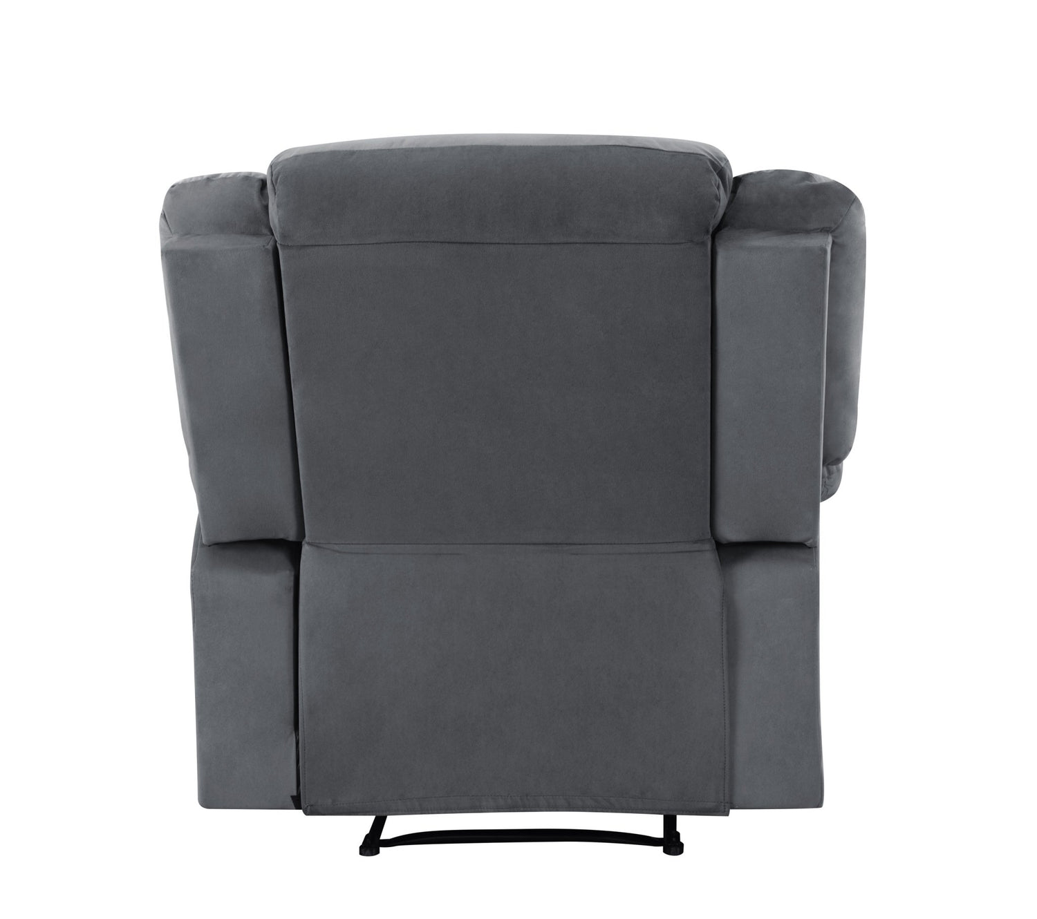 Global United Transitional Microfiber Fabric Recliner Chair