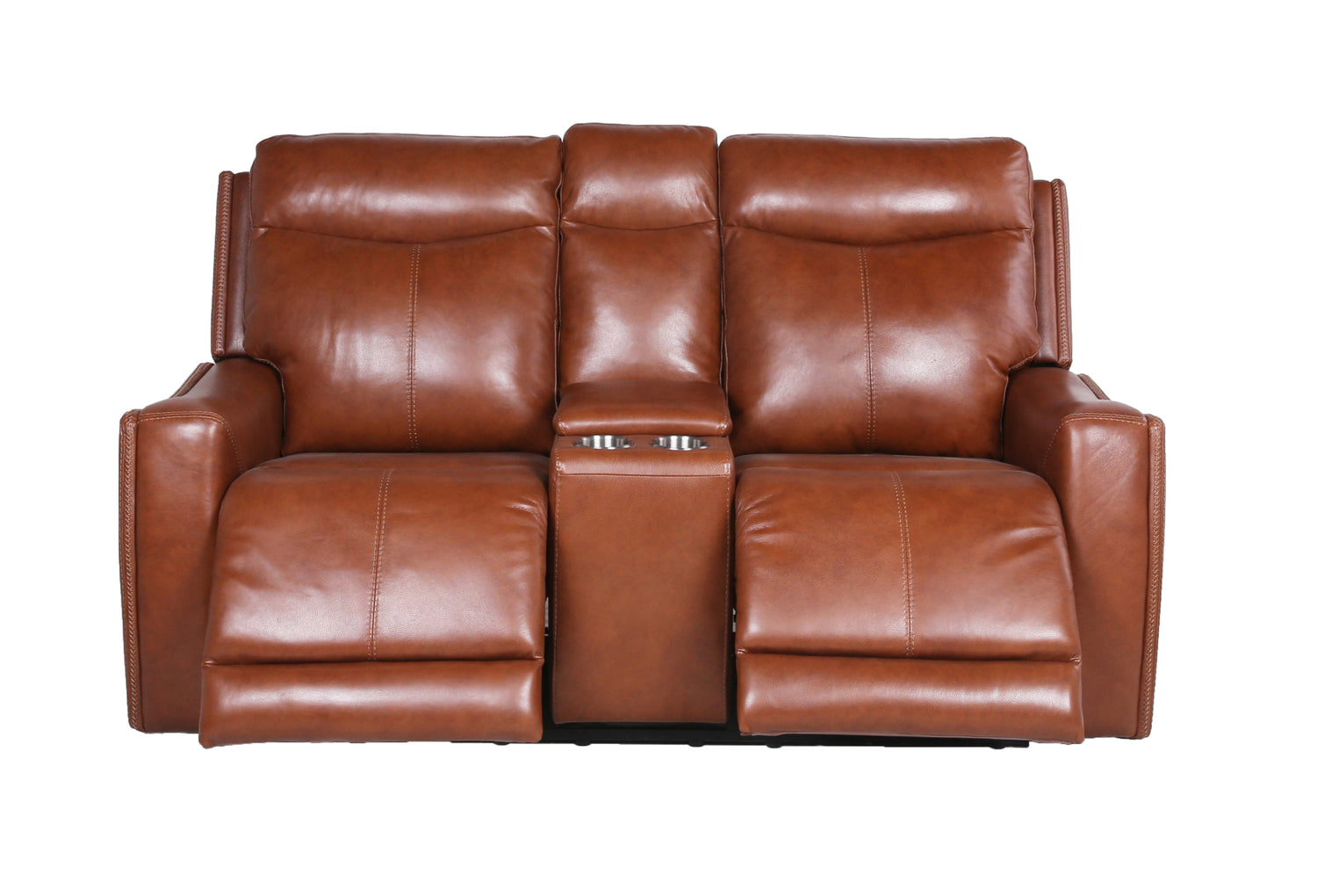 Contemporary Style Motion Set - Top-Grain Leather, Power Headrest and Footrest - Fashion-Forward Colors, Convenient USB Charging Home Elegance USA