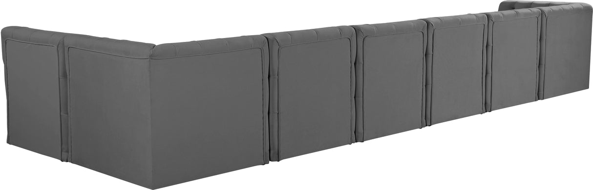 Tuft - Modular Sectional 7 Piece - Gray - Home Elegance USA