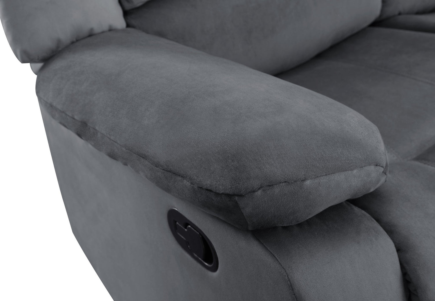 Global United Transitional Microfiber Fabric Recliner Chair