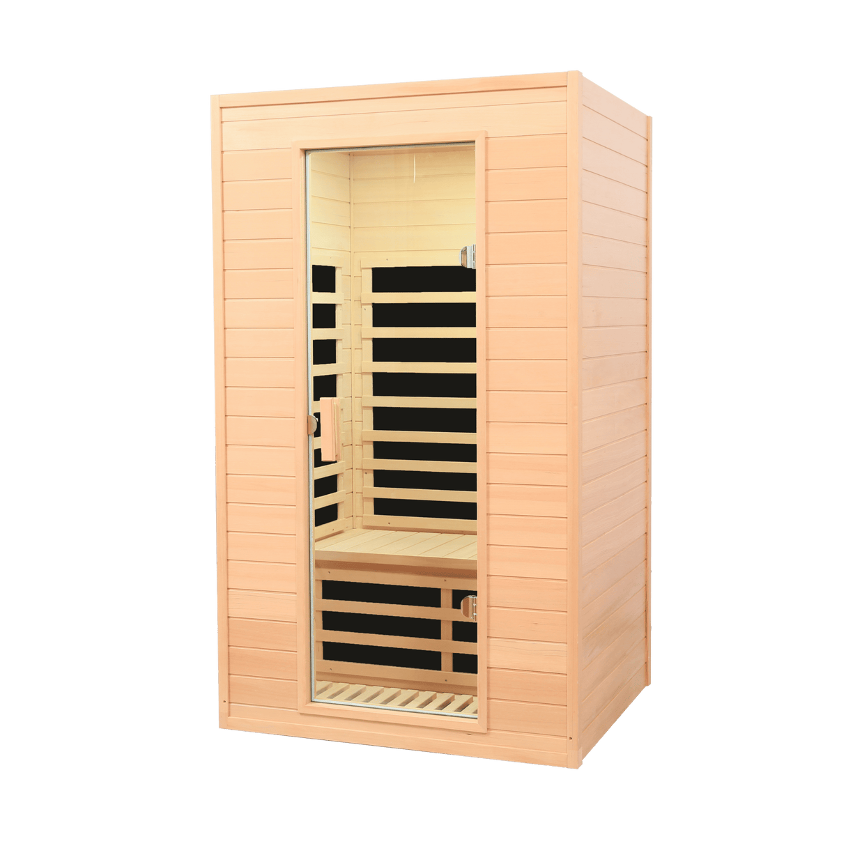 Hemlock far infrared one person indoor sauna room