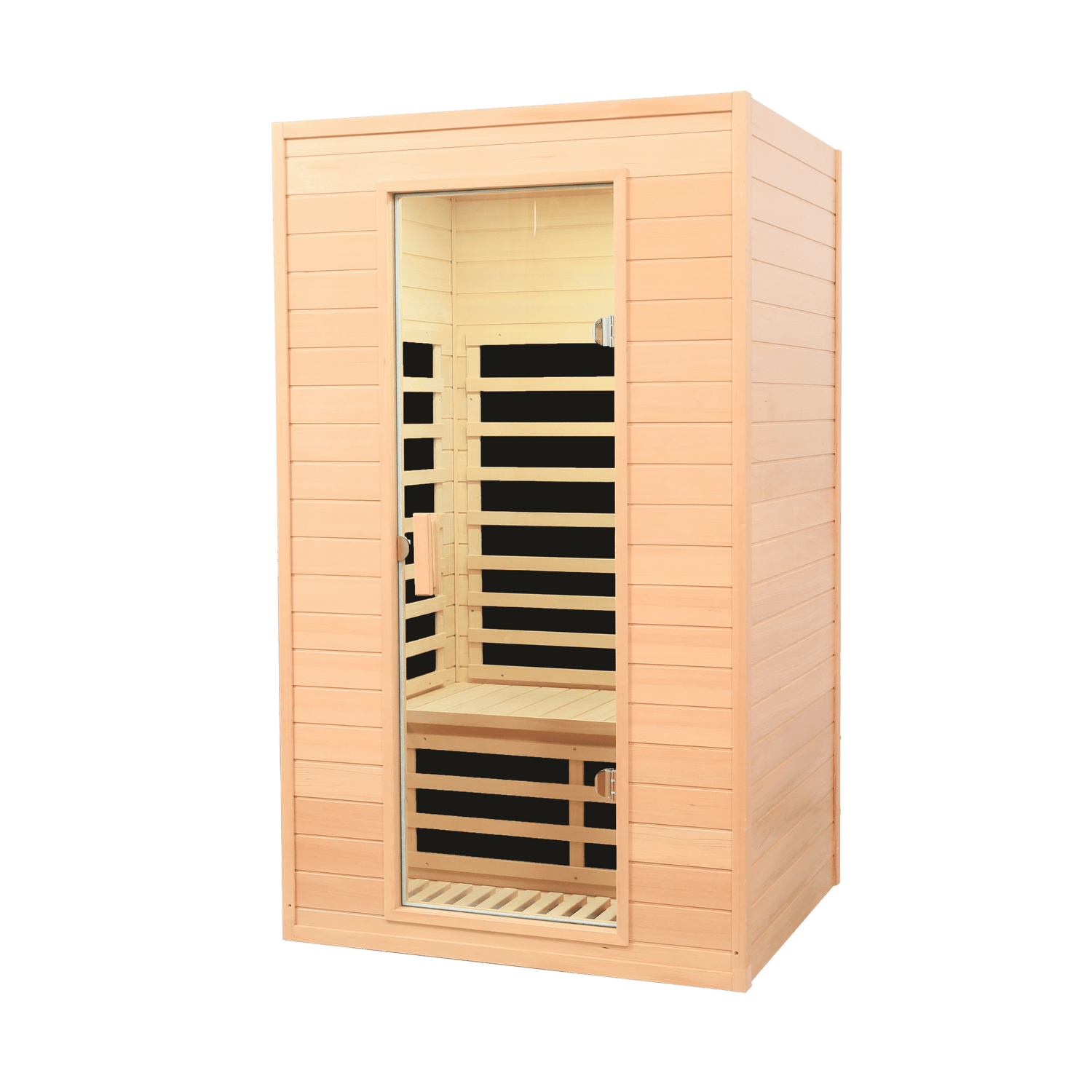 Hemlock far infrared one person indoor sauna room
