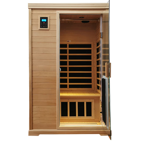 Two person far infrared sauna room