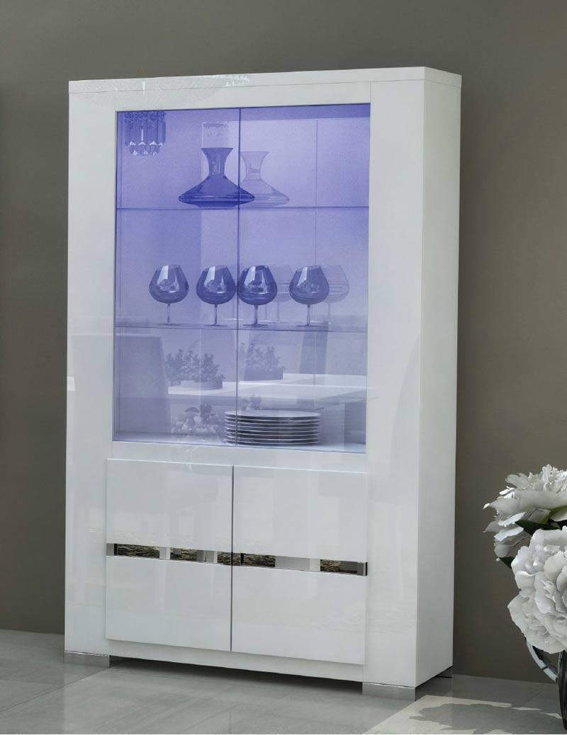 Esf Furniture - Status Italy Elegance 2-Door China W-Light - Elegance2Doorchina