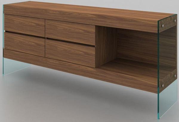 J&M Furniture - Elm Walnut Matte Buffet - 18031