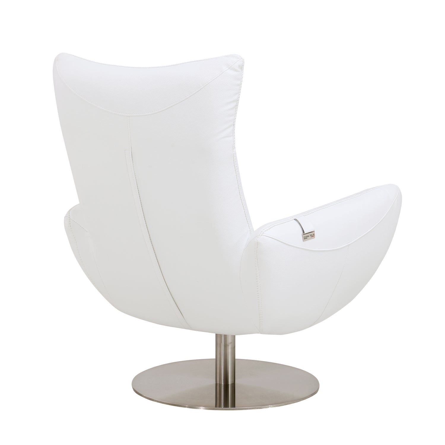 Global United Modern Genuine Italian Leather Upholstered Chair Home Elegance USA