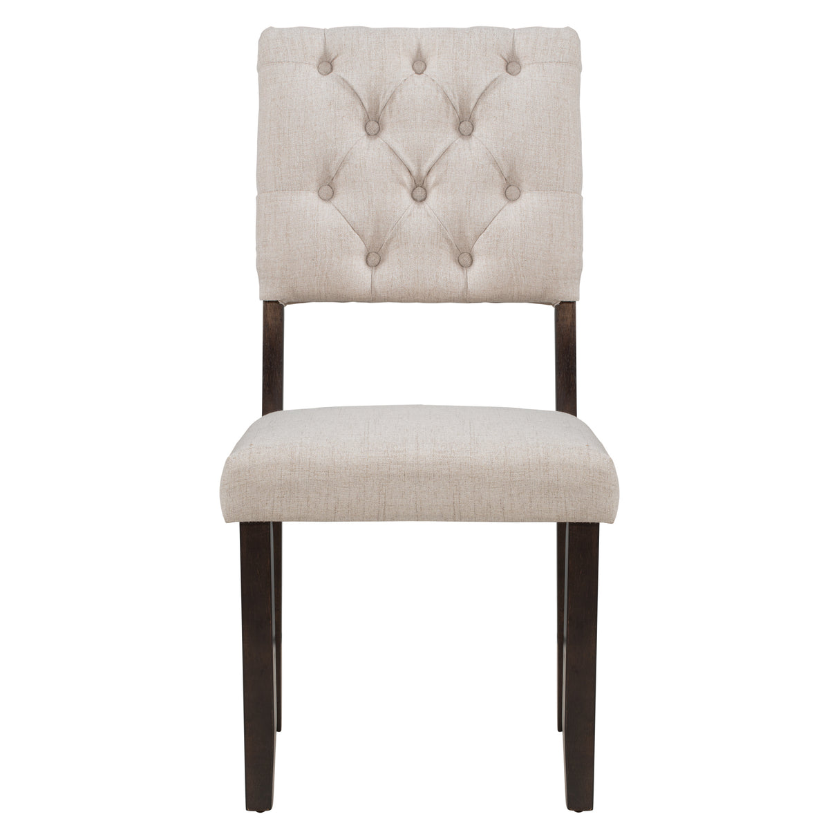 TREXM 6-Piece Dining Table and Chair Set with Special-shaped Legs and Foam-covered Seat Backs&Cushions for Dining Room (Espresso) - Home Elegance USA