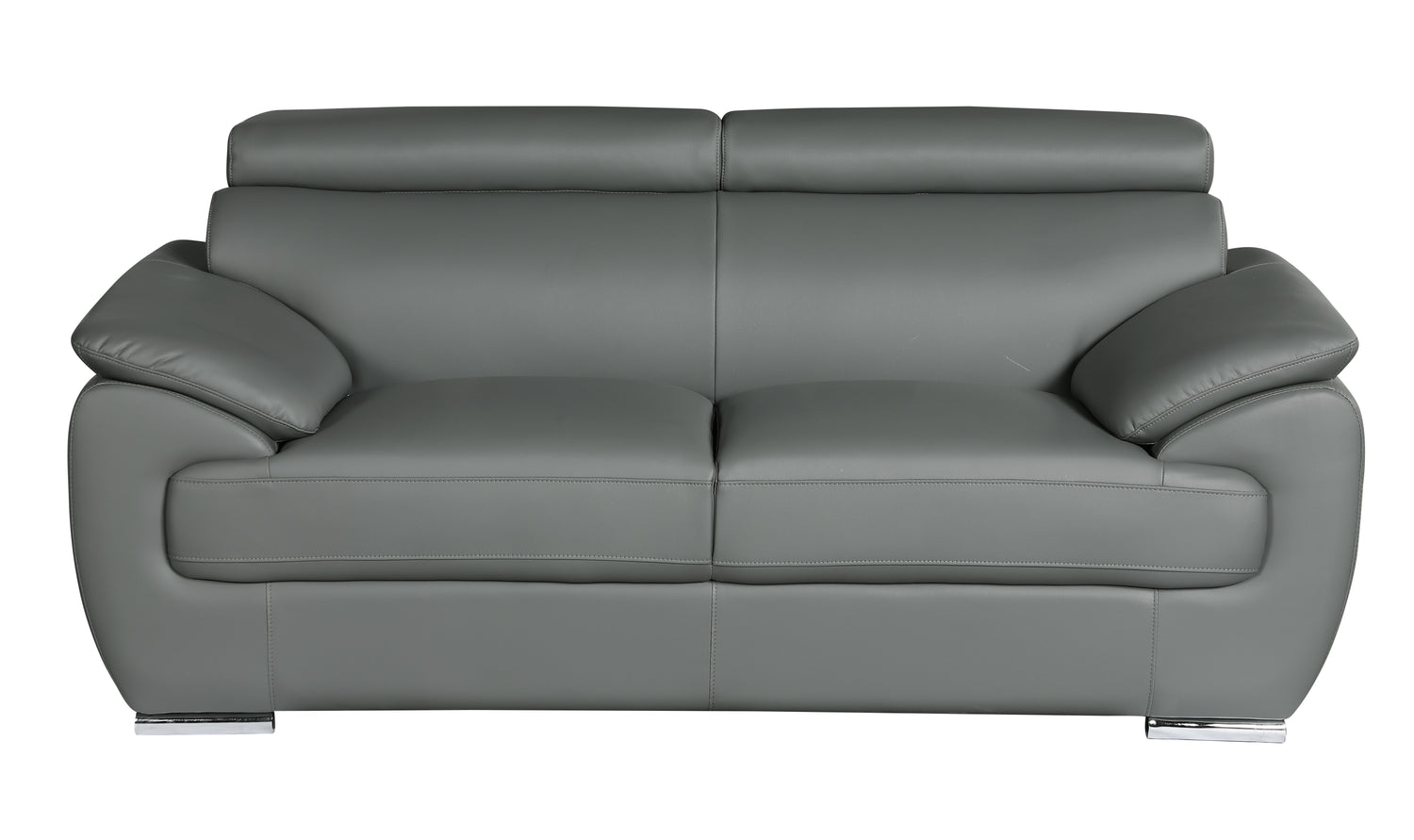 Genuine Leather Loveseat Home Elegance USA