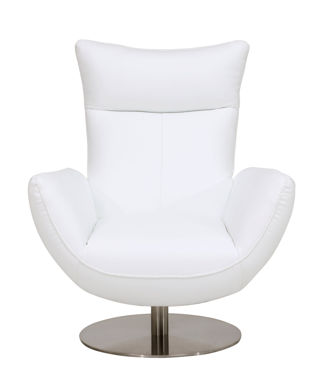 Global United Modern Genuine Italian Leather Upholstered Chair Home Elegance USA