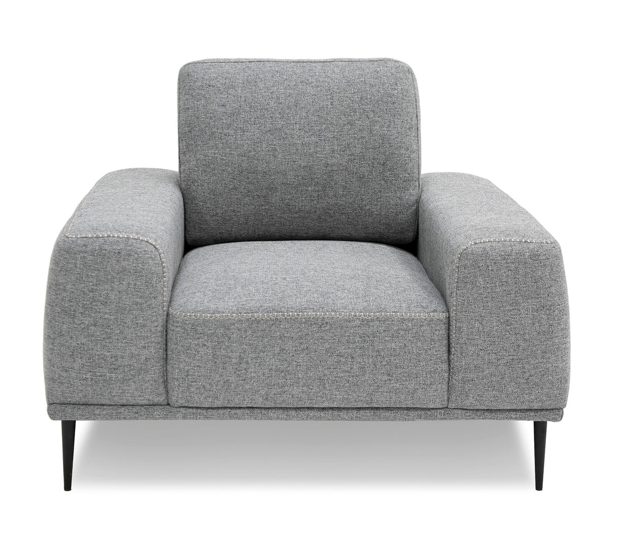 Divani Casa Fonda - Modern Grey Fabric Chair | Home Elegance USA