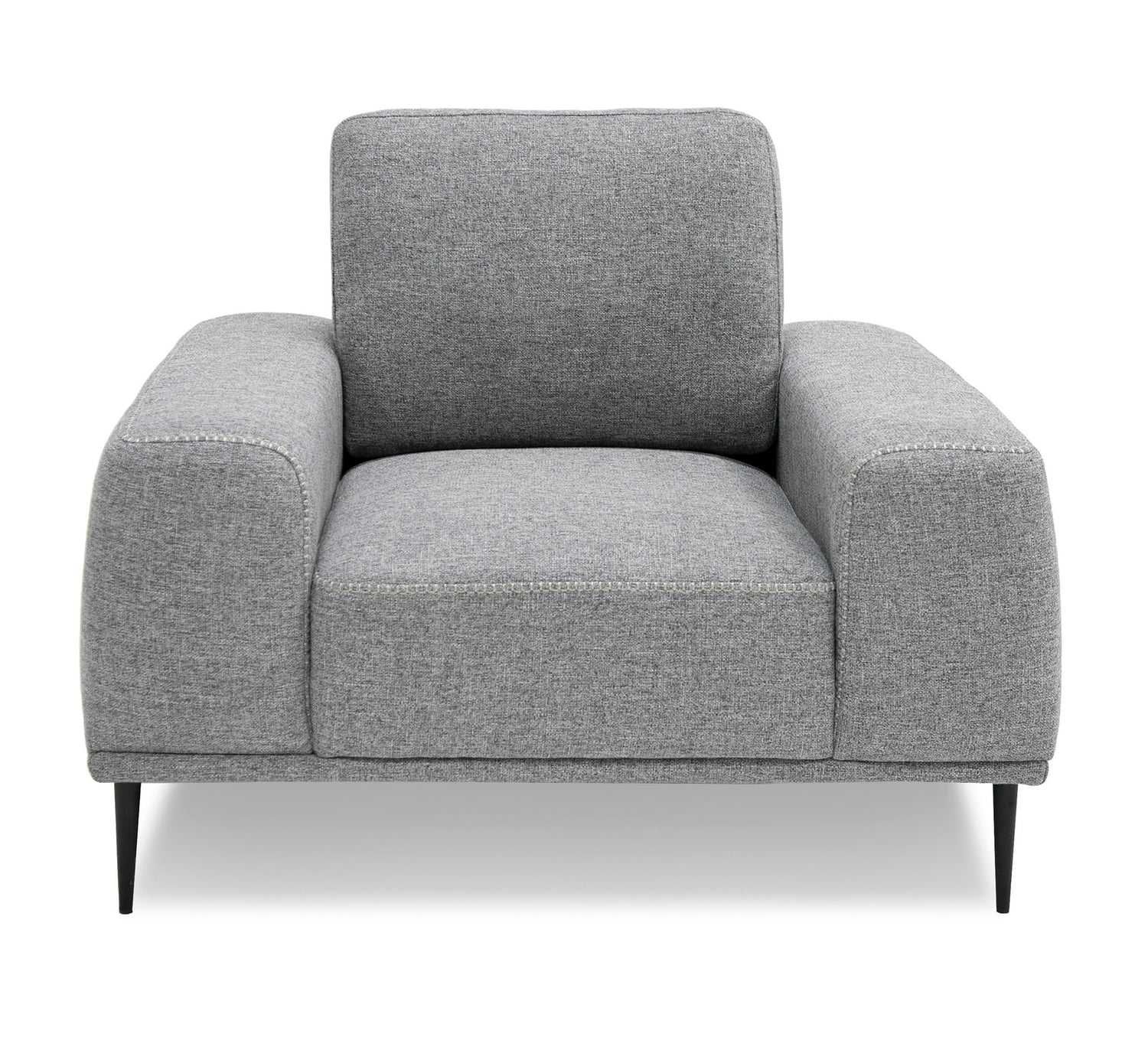 Divani Casa Fonda - Modern Grey Fabric Chair | Home Elegance USA