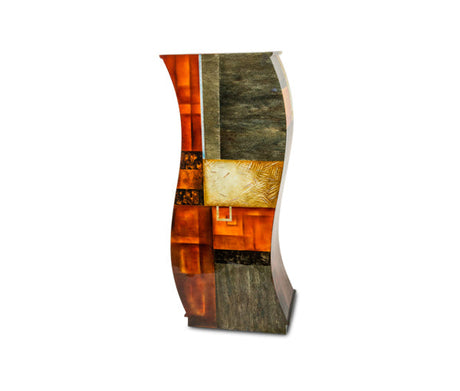 Aico Furniture - Illusions Wavy Chest -Fs-Ilusn-011-Clearance