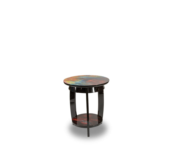 Aico Furniture - Illusions Round Chair Side Table - Fs-Ilusn-085