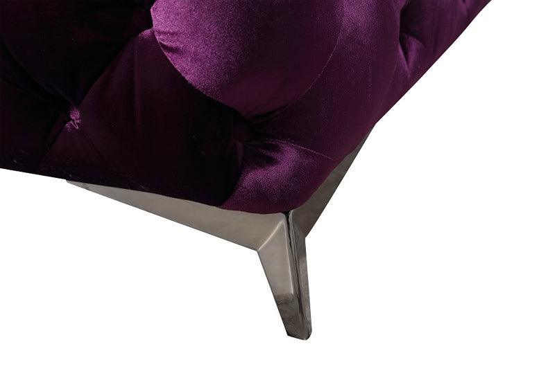 J&M Furniture - Glitz Loveseat In Purple - 183352-L