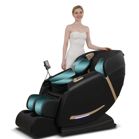 Full Body Massage Chair With Zero Gravity Recliner,with two control panel: Smart large screen & Rotary switch,spot kneading and Heating,Airbag coverage,Suitable for Home Office Home Elegance USA
