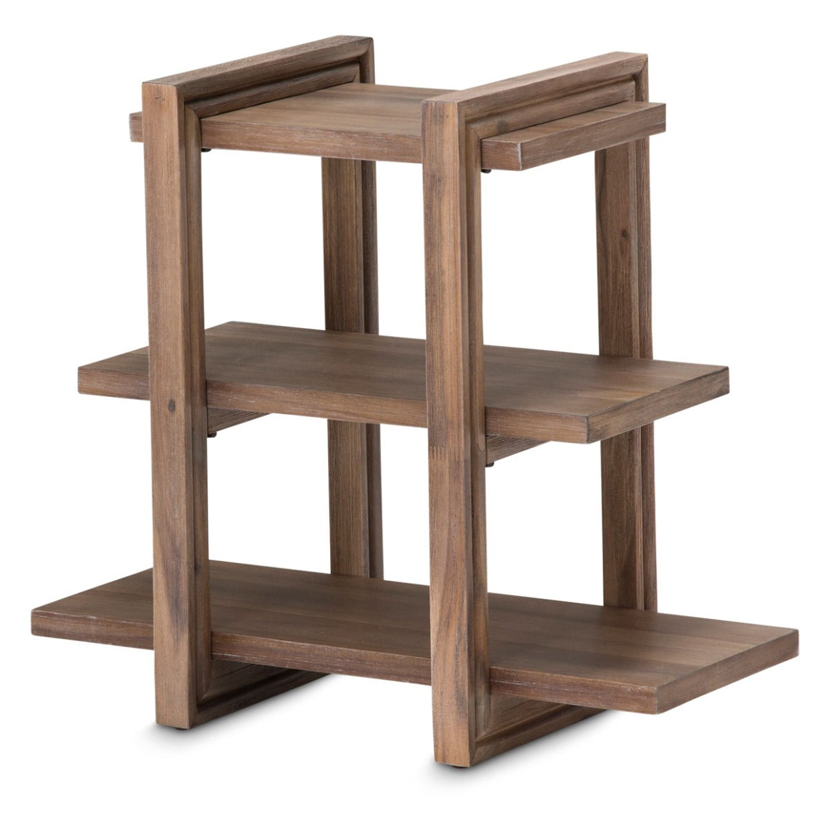 Aico Furniture - Hudson Ferry Chair Side Table In Driftwood - Ki-Hudf222-216