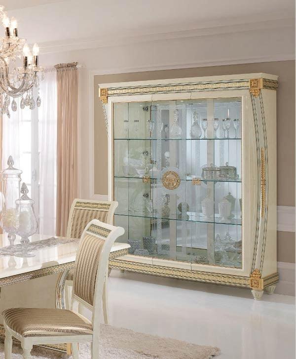 Arredoclassic Italy Liberty 3 - Door China Cabinet - Liberty3Dchina | ESF | Home Elegance USA